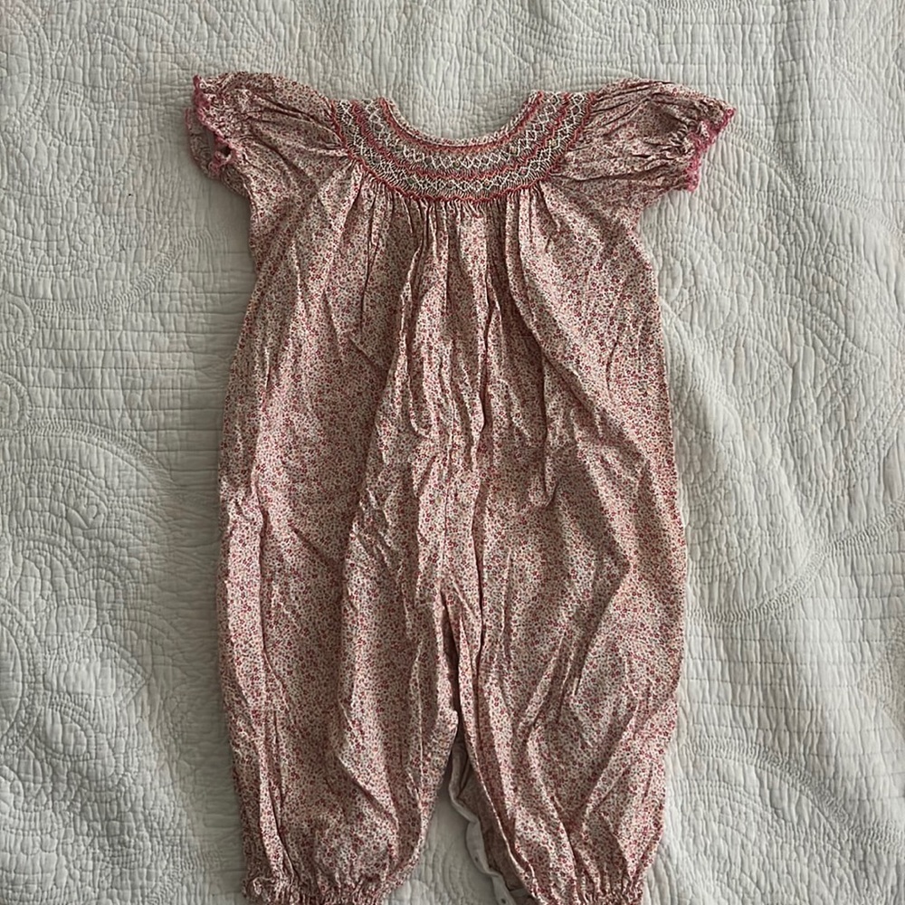 Petit Bebe Floral Romper, 18m